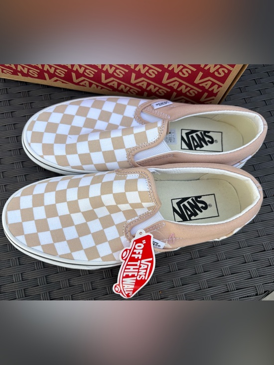 Vans Shoes - Vans Slip-On Checkerboard Sneakers - Frappe/Tru BRAND NEW
